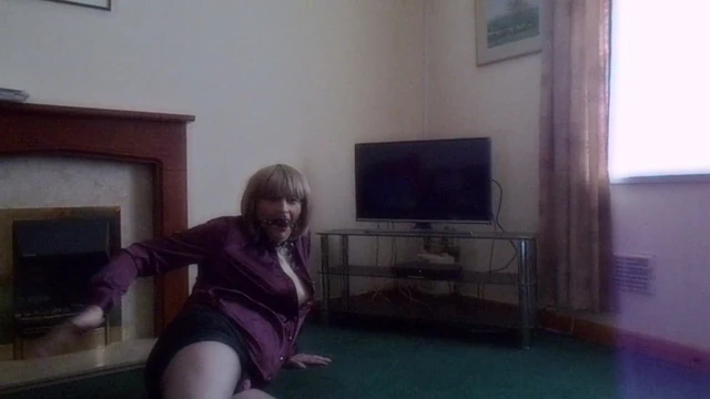 Ballgagged for Daddy Neil