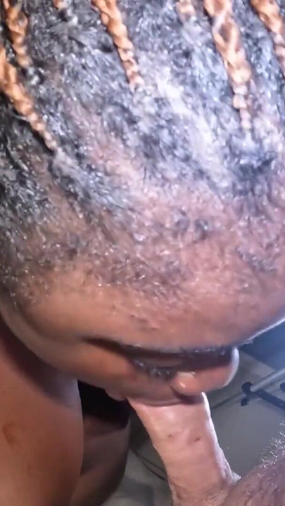 Big natural tits ebony blowjob | Clip 1