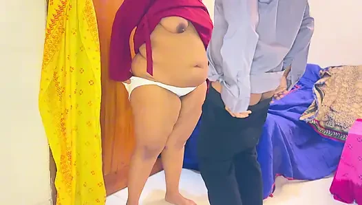 Desi Big Ass Stepaunty Fucked by Tailor in Shop Part 2