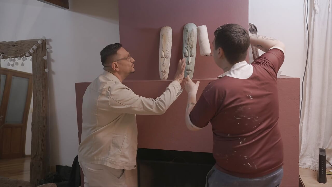 He must have a HUGE dick! The painter watches Chavita getting fucked by her sugar daddy