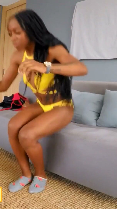 Fit black model shakes her hips like a pro while riding a thick cock | Clip 2
