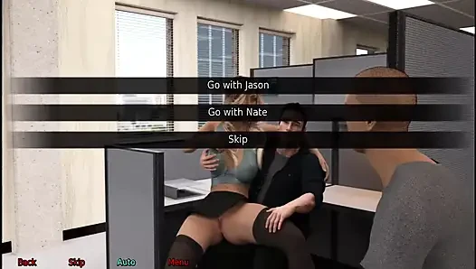 The office wife #20 - A Stranger cum all over Stacy's ass.