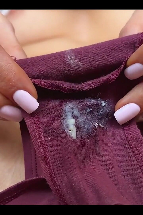 My Pussy Produced Really Much Cream Today, Now It’s All on My Dirty Panties