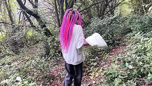 I Met Pervert Submissive Girl Outdoor and Punished Her Pussy