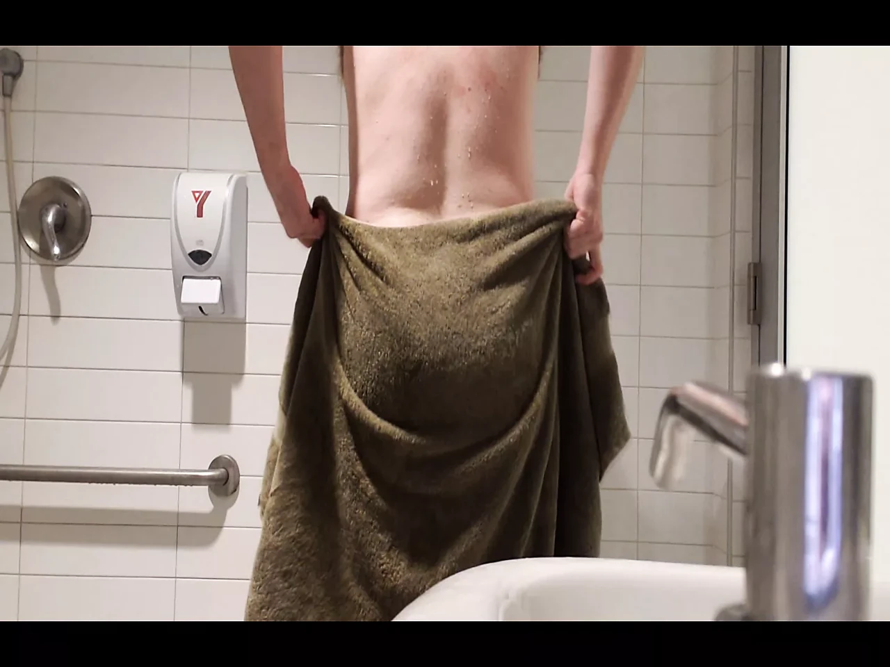 Undressing in Locker Room, Shriveled Dick, Slo-Mo, Good Closeups