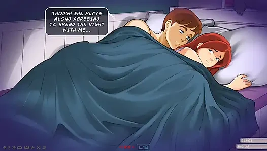 Üvey kız kardeşle yatakta anal seks