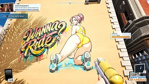 Riesiges Waifu Wash Simulator Gameplay Teil 1 - Erster Putzen Für Vellory