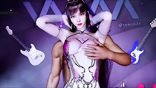 Scarlet goddess flame: si cantik virtual - hentai animasi 3d