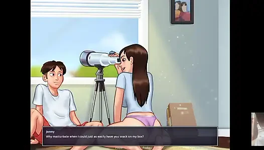 Hot Step-Sis caught me watching neighbour ! Then I gave her cunllings