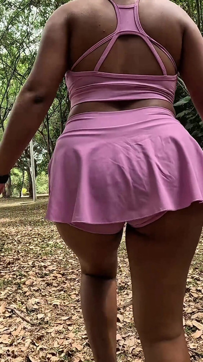 Must-see moment from "My horny neighbor invites me to exercise, and the cheeky girl shows me her tits"