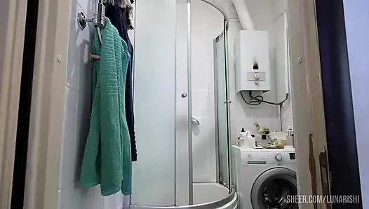 Supernatural Shower Redhead Blowjob, Doggy, No Cum for You