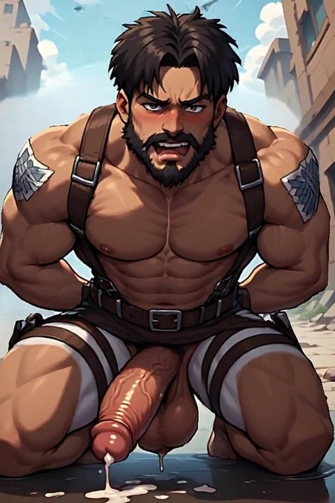3D Hardcore Harness Men Art