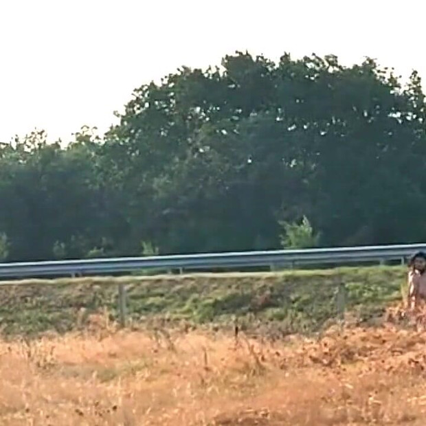 Poniženje robinje Tich - Pokazuje svoju pičku i sise