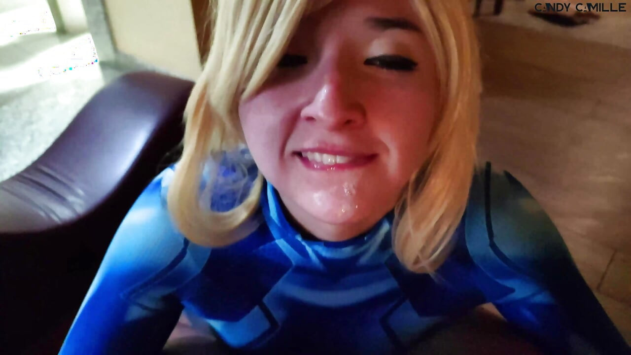 Samus Gives You a Real Blowjob
