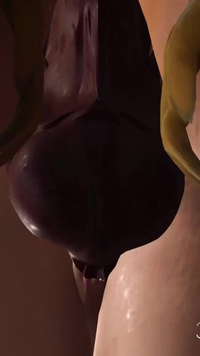 A sexy busty hottie gets fucked hard by 3d futanari in the medieval throne chamber | Clip 1
