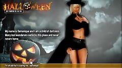 Halloween, citrouille sexy, tac toe par misskitty2k gameplay