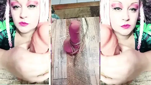 Tied up Cock and Balls JOI with Ball Punching