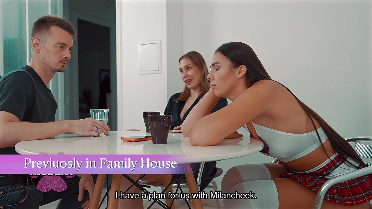 Angie Lynx Helps Kisscat Seduce and Passionately Fuck Francis in Family House S1E6