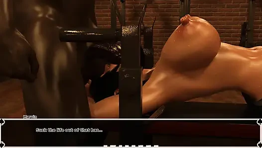 Tifa's Dark Heaven: Girlfriend Does Naughty Training with the Coach in Front Her Cuck Man - Episode 45