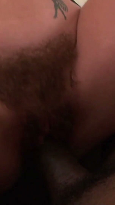Hairy Pussy Hot Brunette Housewife takes a Huge Big Black Cock Anal into her Asshole for Big Cumshot | Clip 1