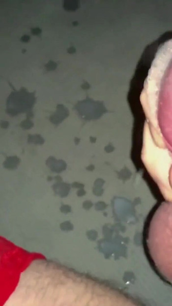 Thrilling moment from "Mistress Allows Submissive Trans To Cum - SlugsOfCumGuy"
