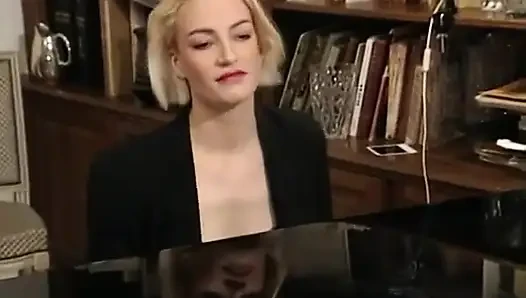Ballerina Is Persuaded to Have a Threesome by a Perverted Dance Teacher