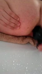 Butt plug play, 4cm to 6cm, anal streching with gape