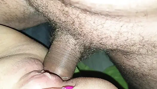 My friend's horny cock goes all the way in my cunt. He can fuck so well. 2 of 3