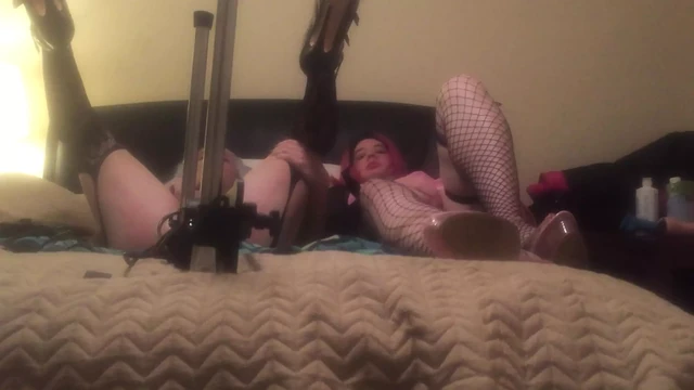 Sex Machine Fucks Hot Trans Woman
