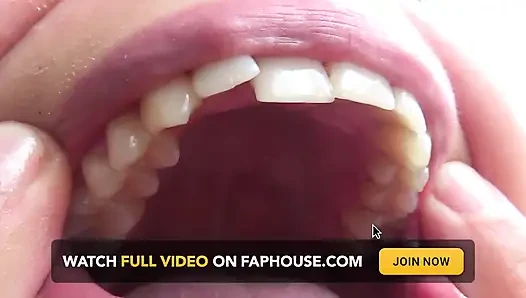Kate open her mouth wide for you