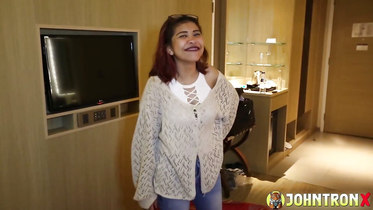 Johntronx - Gorgeous Asian Redhead with Braces Fucked Hard