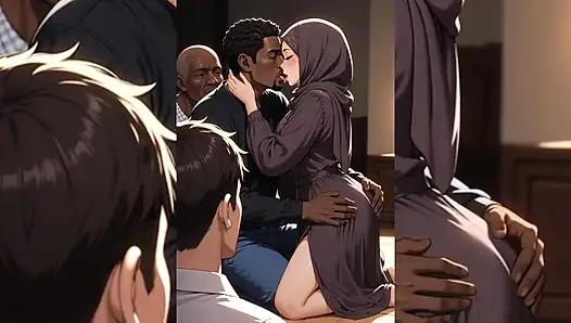 Уродливые старые нищие крадут горячих жен, мачеху и GFS - экстремальное унижение куколда ИИ, подборка