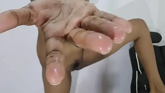 Dilldo ride and cum on floor .Real homemade