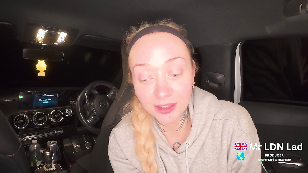 Dirty British Slut Sophia May Loves Mr LDN Lads CHAV 9inch Cock in Car POV