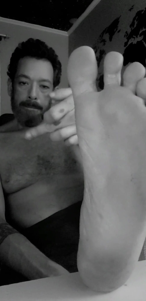 Big Feet Smoking