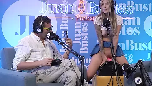 Better Than Her Toys! Mollysmith Squirts All Over the Sybian Machine on Juan Bustos Podcast