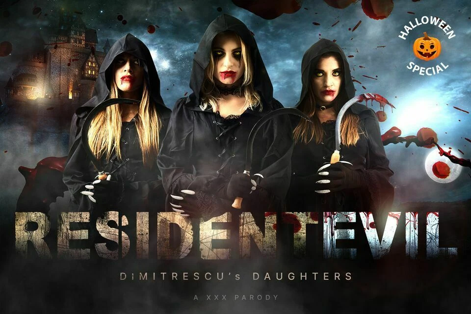 Orgie med vampyr dimitrescu döttrar i resident evil xxx