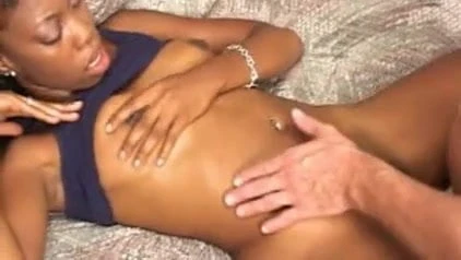 Sexy Black Slut Likes Big White Cock