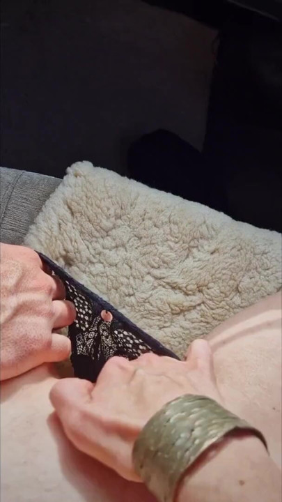 Selfpleasure with hughe orgasm at the passenger seat while driving | Clip 2