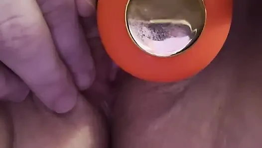 Orgasm with New Toy