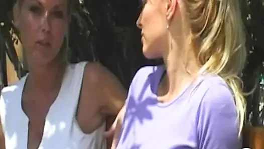 Lesbian Pleasure for Two Slutty and Greedy Blondes