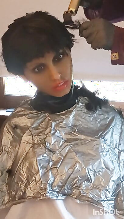 Julia the ebony sexdoll fresh shave