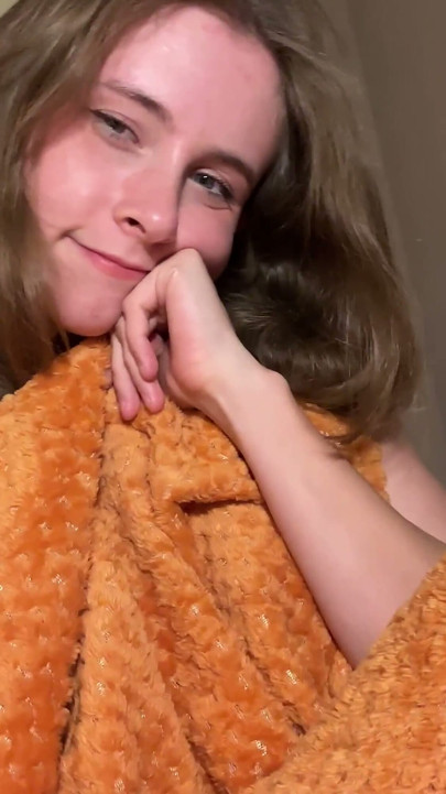Orange Towel Pixie Soft Glow - Close-up Tease to Passionate Ride