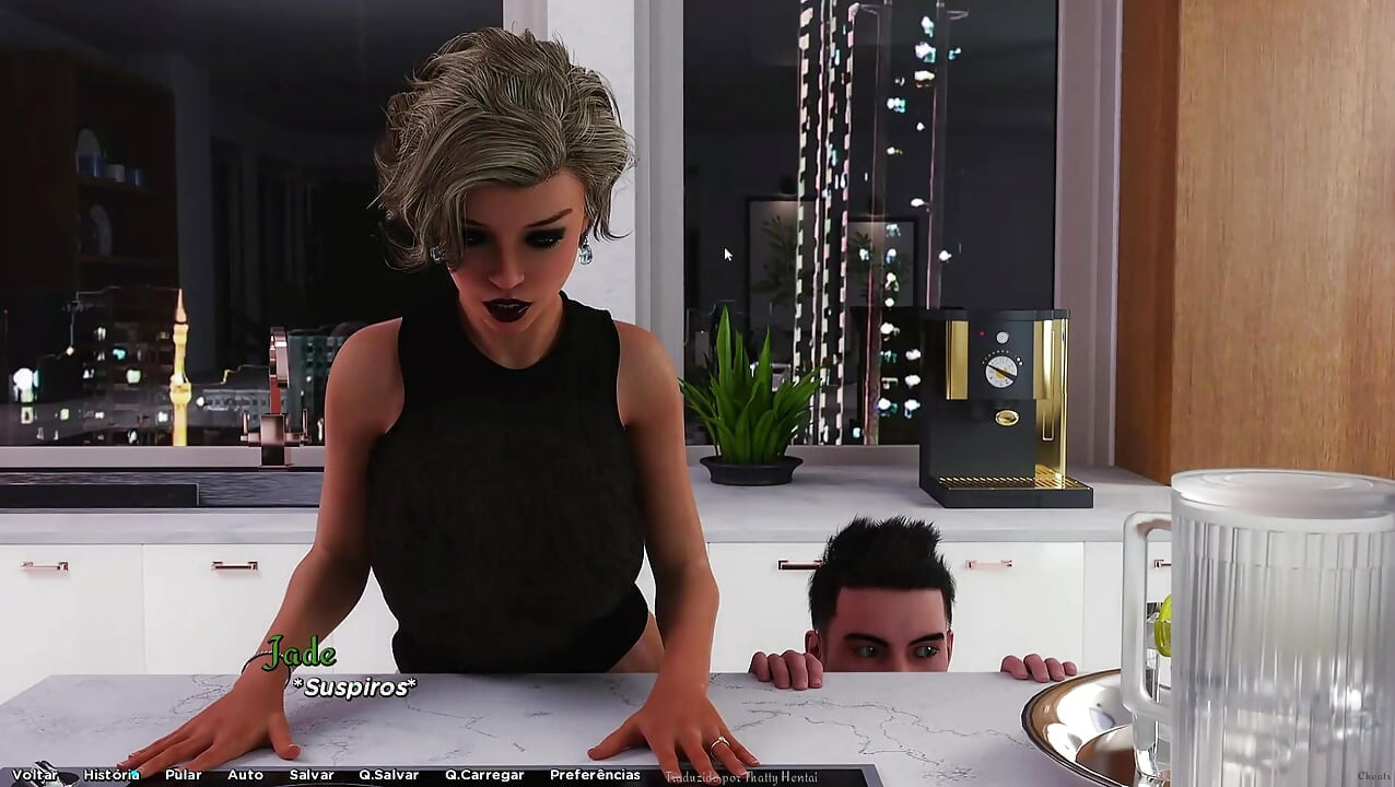 Being a DIK--- fucking milf Jade in the kitchen