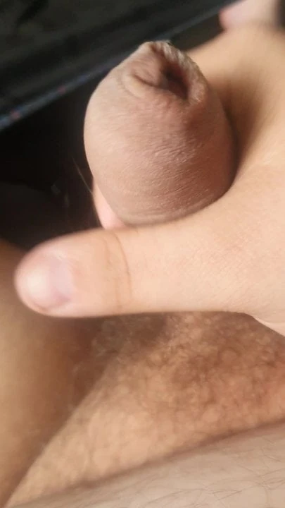 Uncut cock big cumshot