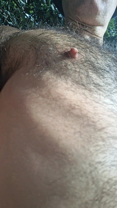 Pointed male nipples