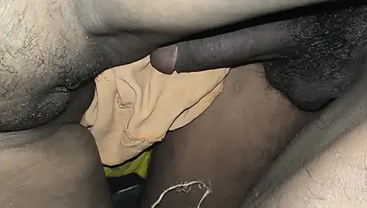 Inserted black land into his tight pussy