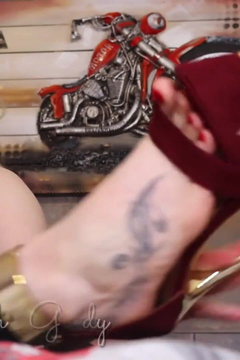 Worship and suck my high heels first then slave, which bought them for me!