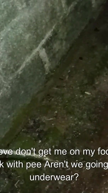 Powerful moment from "Couple peeing and having sex in public behind the church"