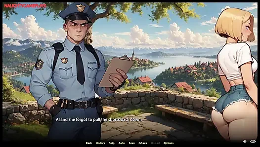 Sex mit einem schwanzhungrigen blonden mädchen und ihrem mann, den sie erwischt wurden - Moonripple Lake 01 von BCG